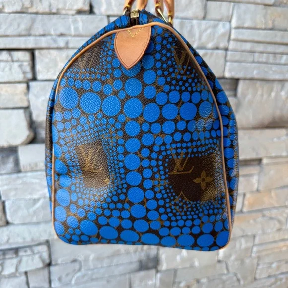 SOLD Louis Vuitton Monogram Kusama Town Speedy 30 - Picture 8 of 14